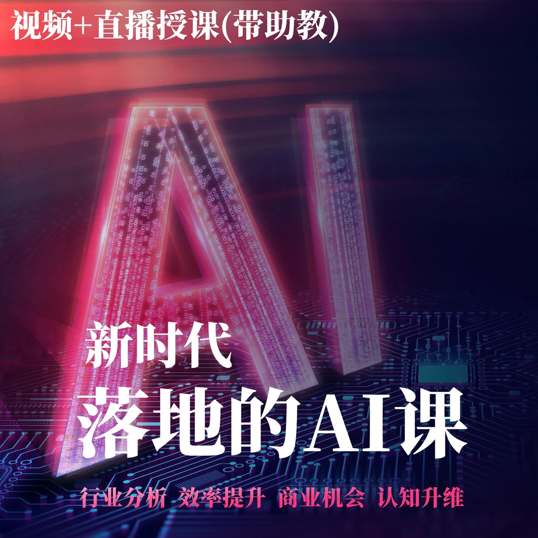 新时代落地的AI课