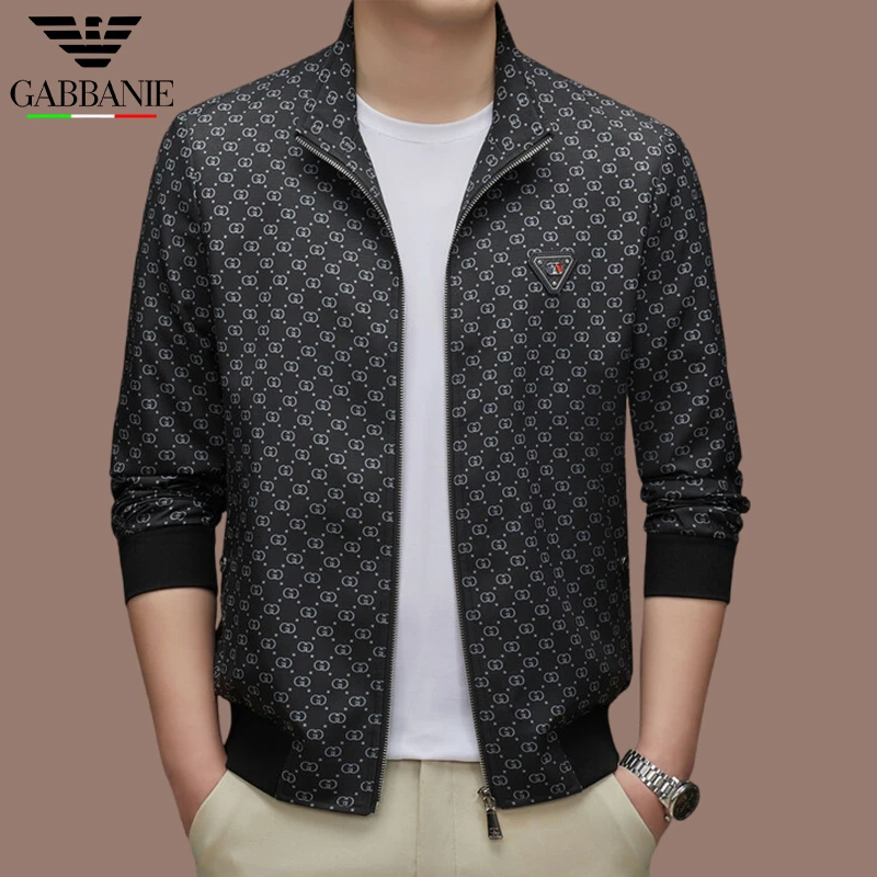 GABBANIE意大利【潮流大牌】正品休闲男外套百搭男装春秋季中青年潮