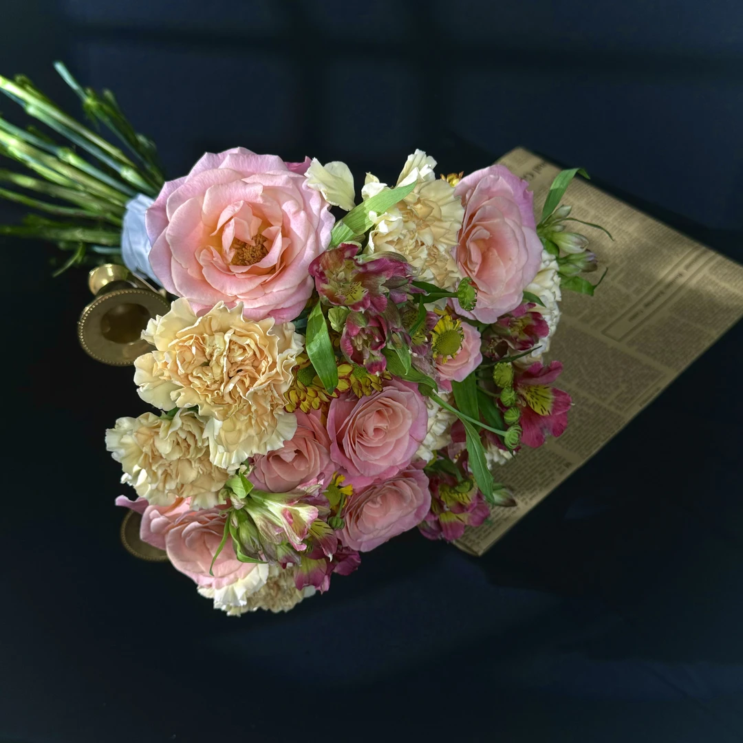 【粉脂凝香】鲜花花束组合