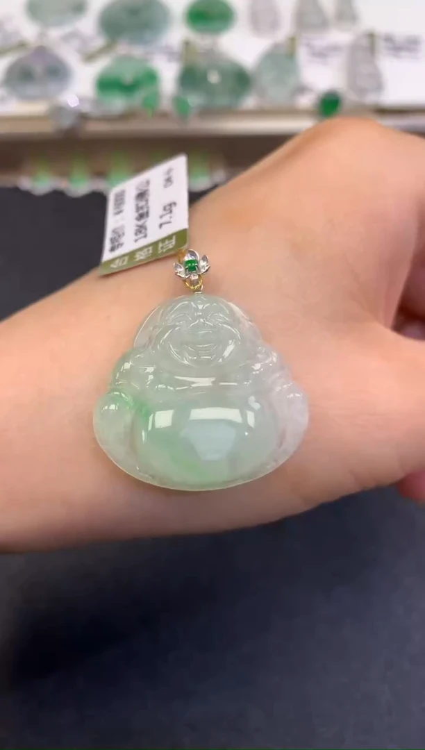 【闪购商品】翡翠颈饰18K金镶嵌