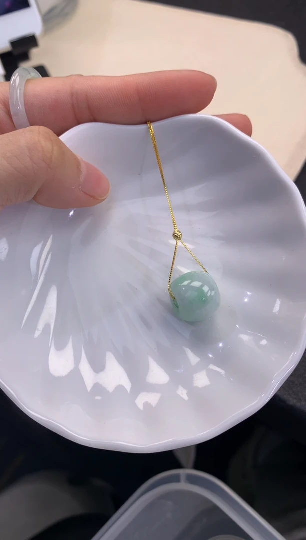 【闪购商品】翡翠吊坠(赠链)银S925镀金镶嵌FC45 多样性发其一