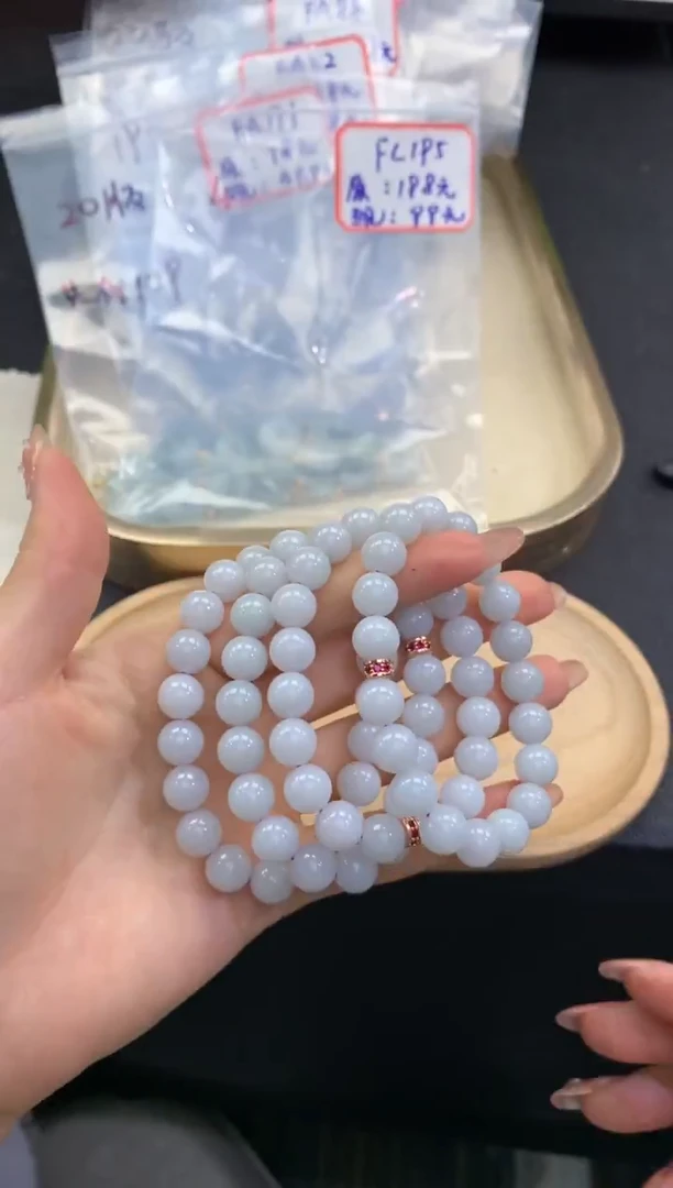 【闪购商品】翡翠手串未镶嵌FC195 翡翠手串 多样性发其一