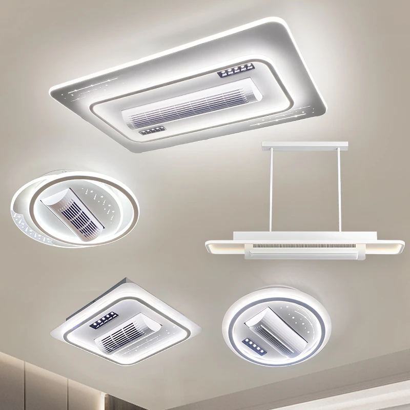 客厅灯无叶风扇灯隐形2024新款主吸顶大灯卧室餐厅中山灯具厂直销