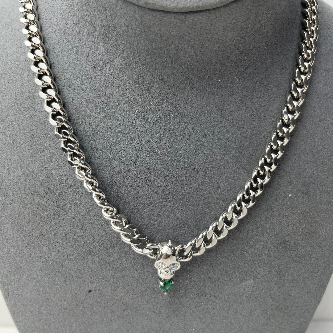 钛钢项链 【0006】气质时尚百搭精致项链