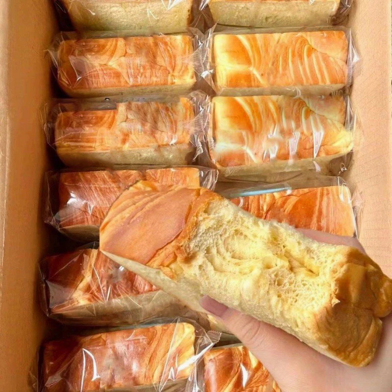 【到手20包】奶香厚切吐司面包轻食即食早餐面包整箱夜宵充饥