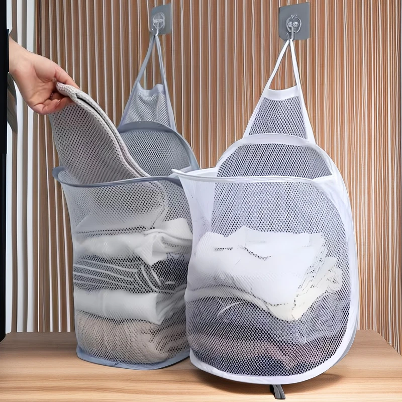 【小杨直推】可折叠壁挂式脏衣篮浴室脏衣篓壁挂衣物脏衣蒌收纳神器