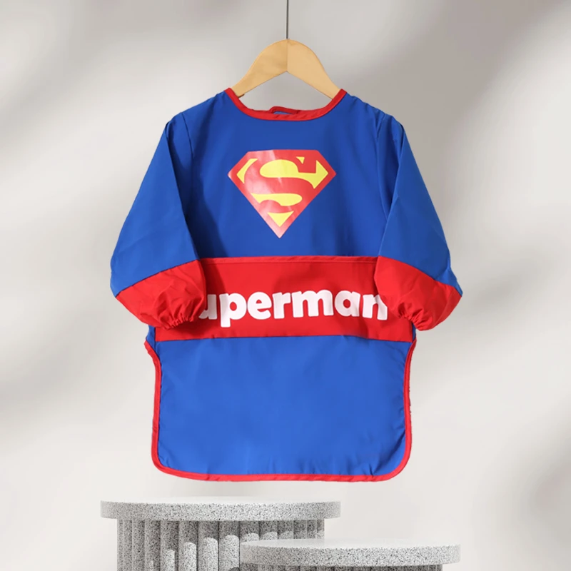 【达人专属】长款防水防污罩衣儿童女男宝宝长袖吃饭围裙