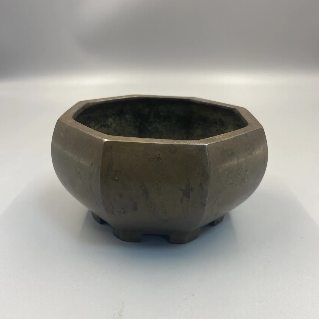 民国至早期余庆堂款八方八足铜香炉/益合2411-116