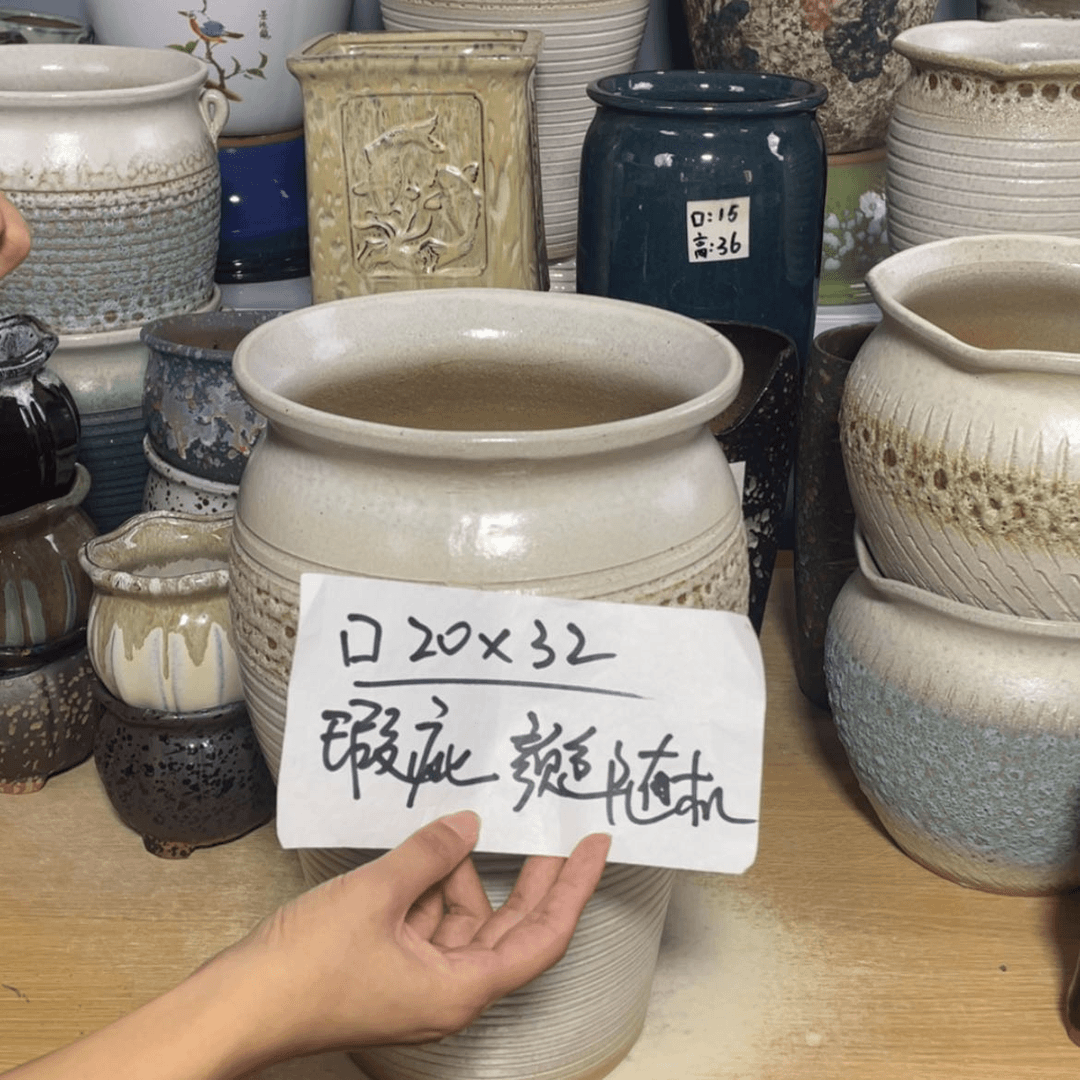 【闪购商品】红陶20CM（含）-50CM（不含）口20高32瑕疵一个