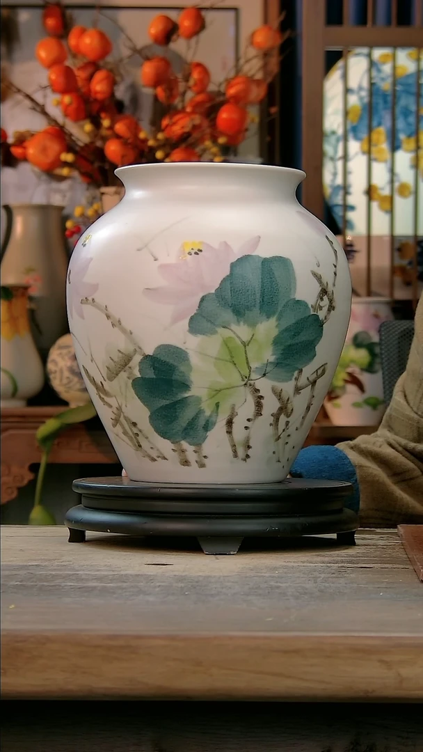 【闪购商品】瓶景德镇创意纯手工手绘精品花瓶