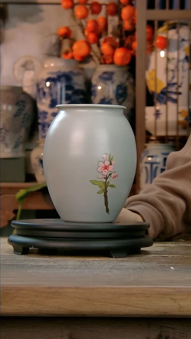 【闪购商品】瓶景德镇创意纯手工手绘精品花瓶