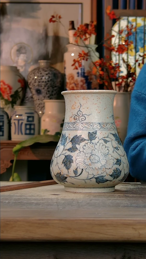 【闪购商品】瓶景德镇创意纯手工手绘精品花瓶