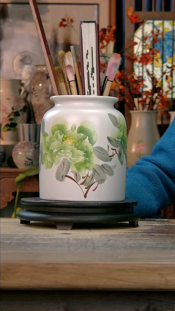 【闪购商品】瓶景德镇创意纯手工手绘精品花瓶