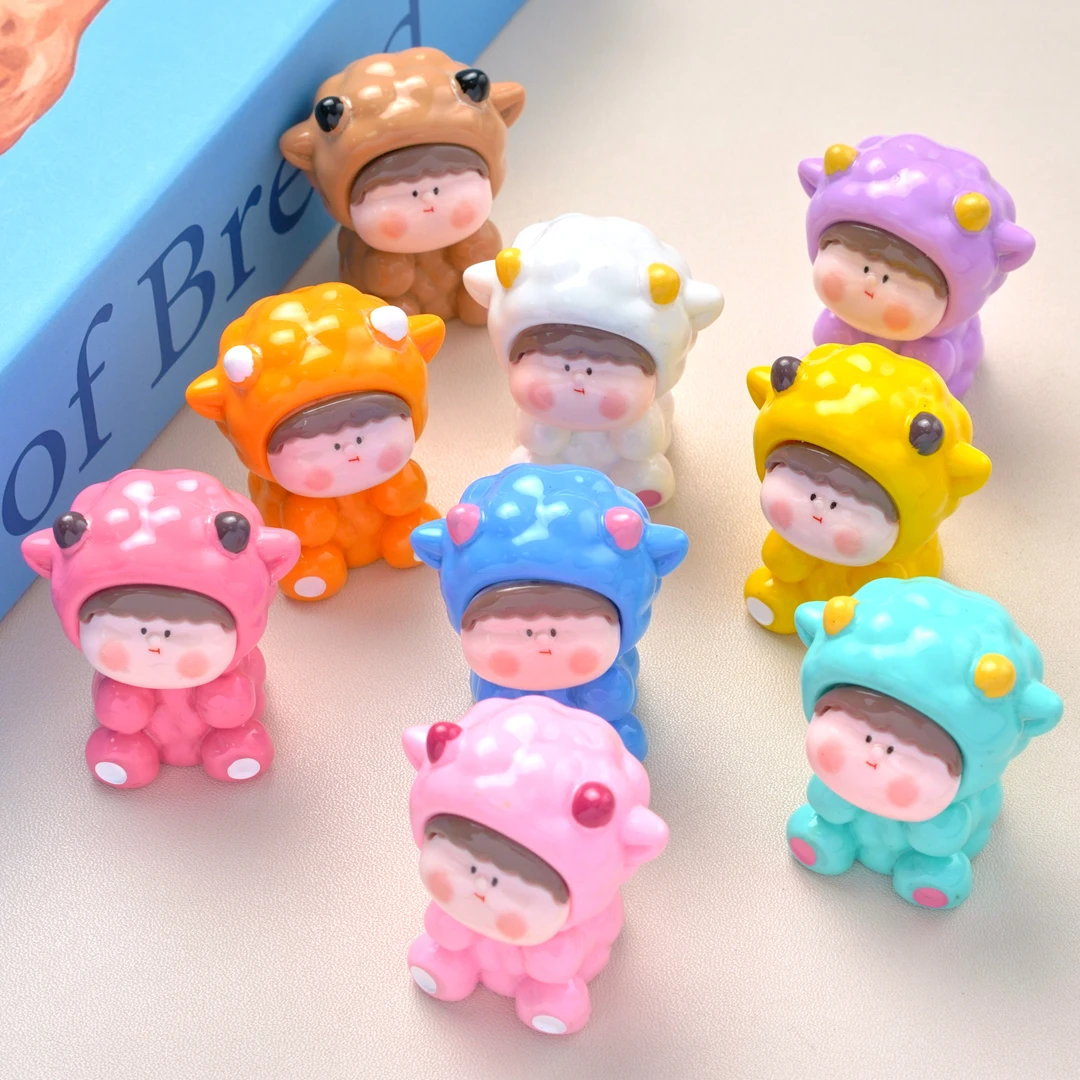 【个人单】小羊莉莉丝手办摆件立体树脂配件 对对碰科学实验