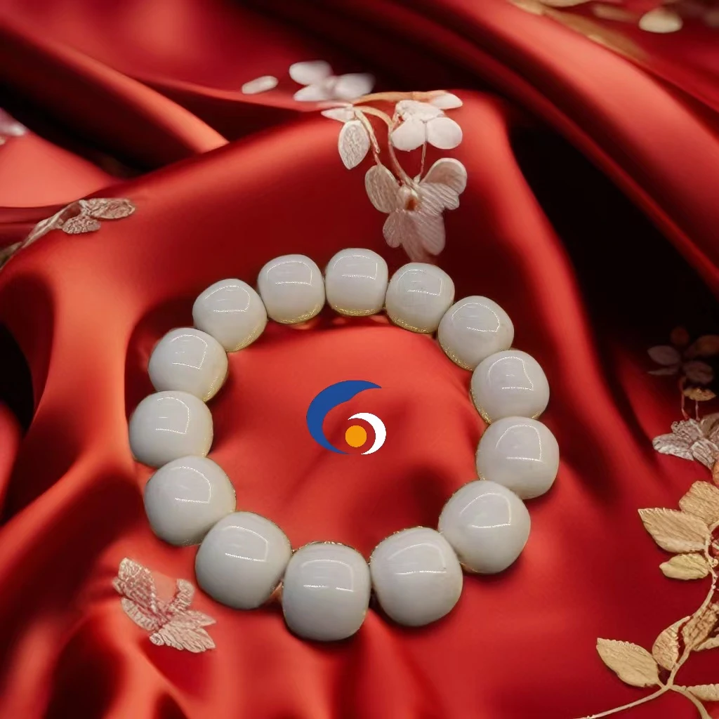 西藏昌都市丁青县象白色时尚男士手串