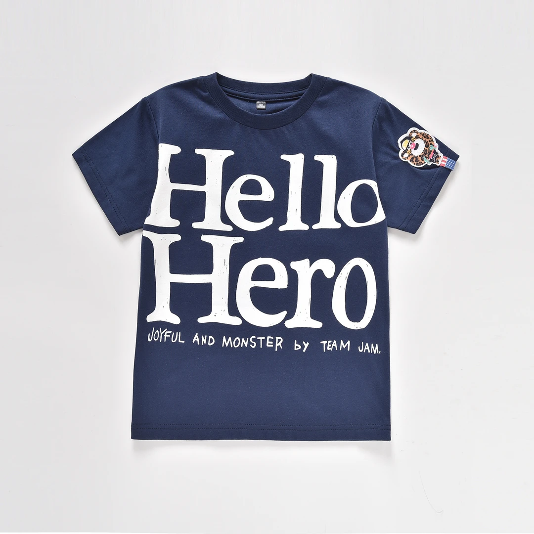 D♥.迪家潮牌JAM夏季新款男女儿童短袖T恤潮范印花时尚上衣中小童