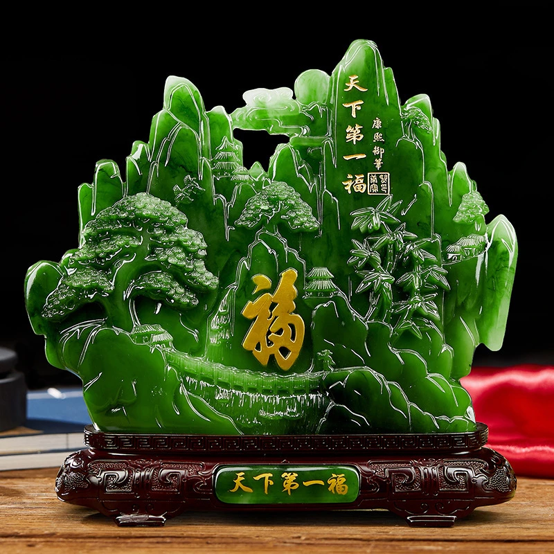 2024新款天下福摆件开业礼品大展鸿图办公室客厅书桌居家摆件代发