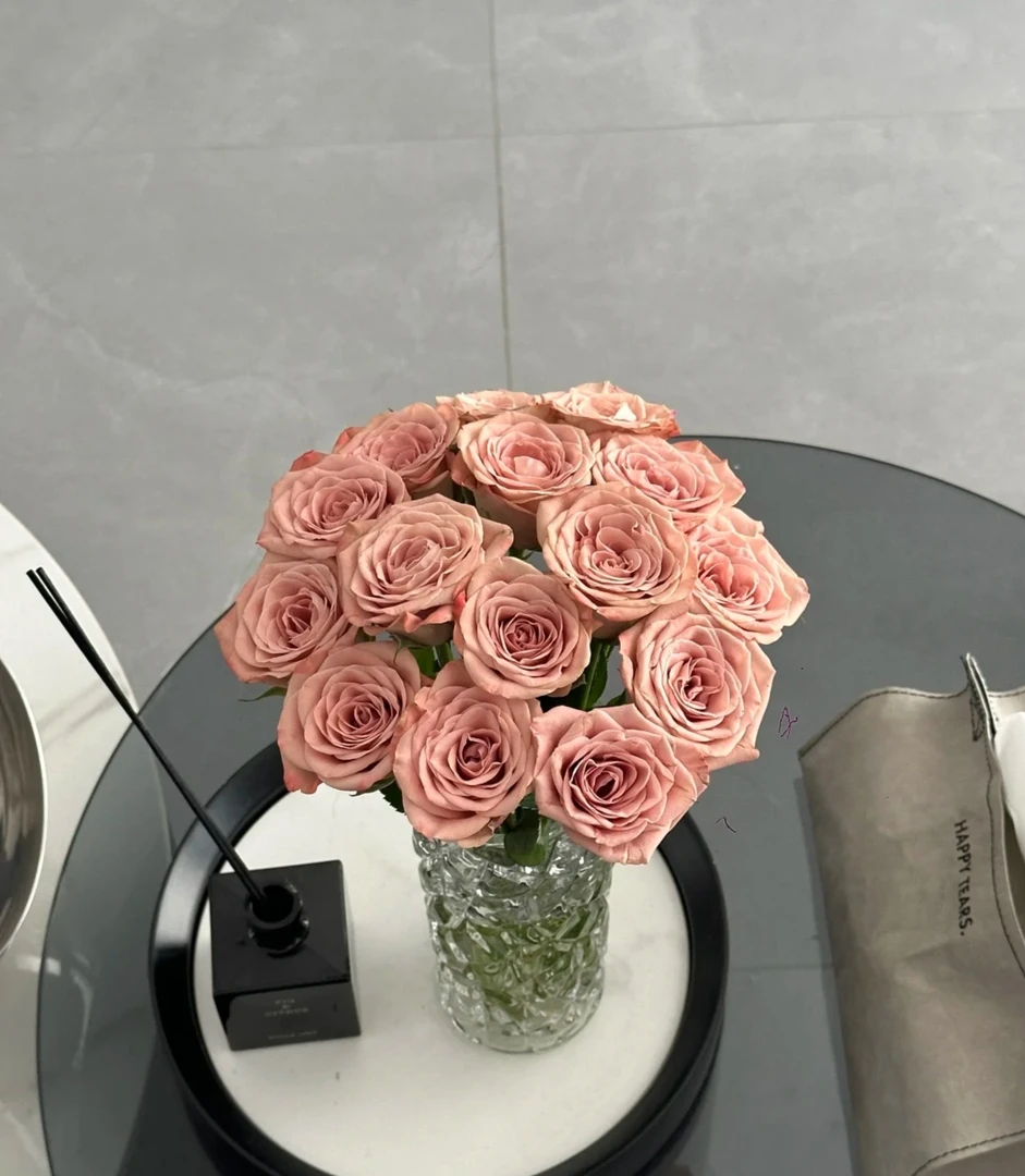 【花禧满阁专属】卡布奇诺玫瑰20枝 （任意三单一个运费）