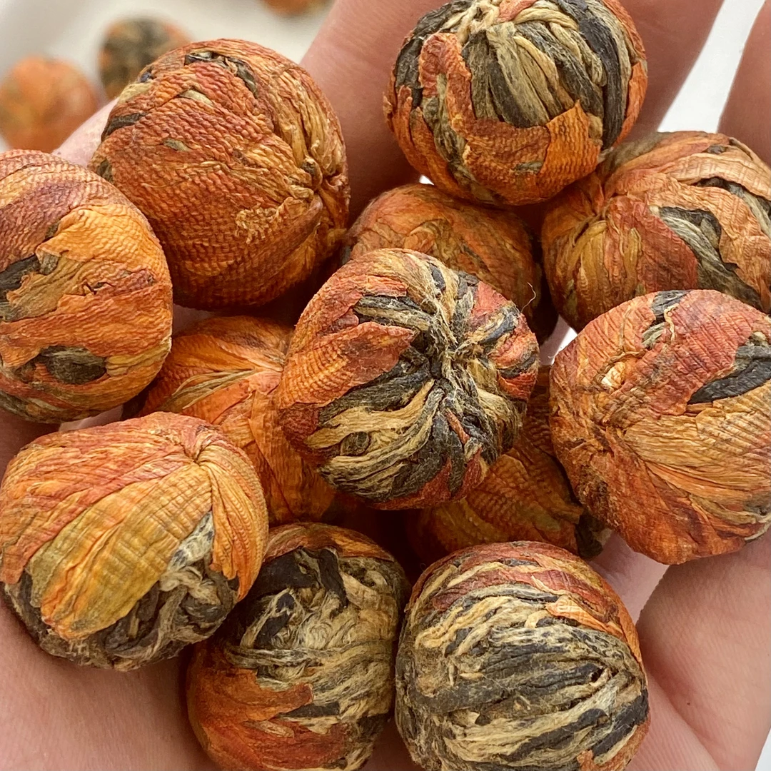 【一级滇红百合龙珠】-手工茶-滇红茶-蜜香花香-150g