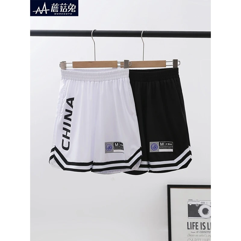 胖男童篮球裤短裤外穿百搭中大童儿童夏季加肥加大黑速干运动短裤