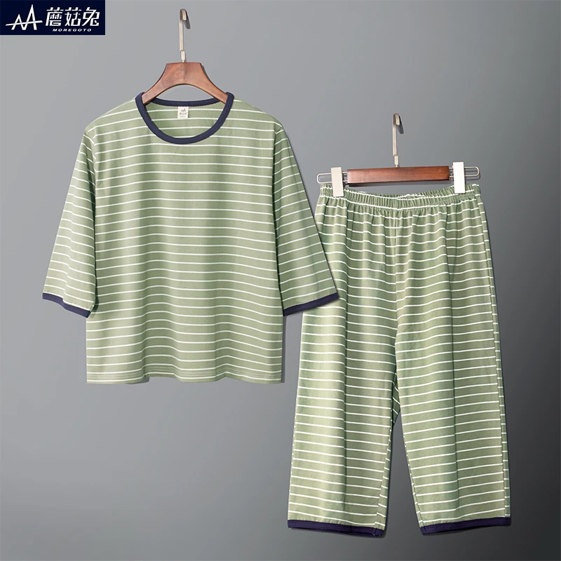 胖男童睡衣薄款加肥加大码中大童儿童夏季12岁8-15男孩家居服套装