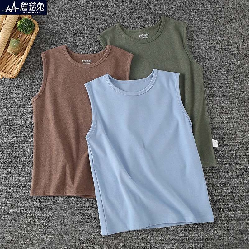 胖男童保暖背心百搭背心秋冬内穿中大童8-15岁男孩德绒儿童背心