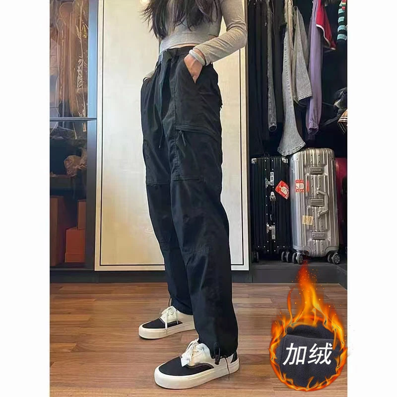 户外速干裤男女防风防水登山裤运动徒步冲锋裤美式机能夏季工装裤