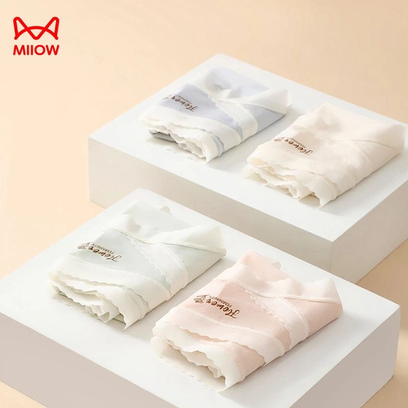 MiiOW/猫人猫人孕妇内裤低腰纯棉档无痕冰丝内裤夏季孕期薄款透气
