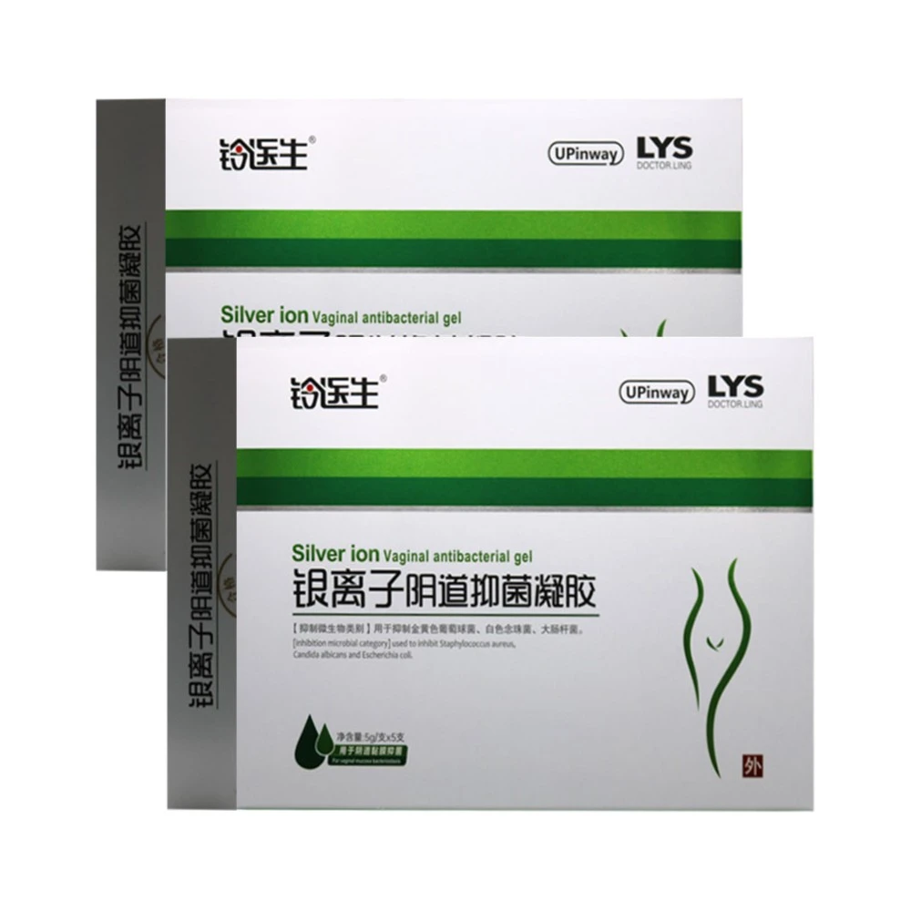 铃医生银离子抑菌凝胶适用于女性外用抑菌凝胶5g*5支/盒妇科凝胶