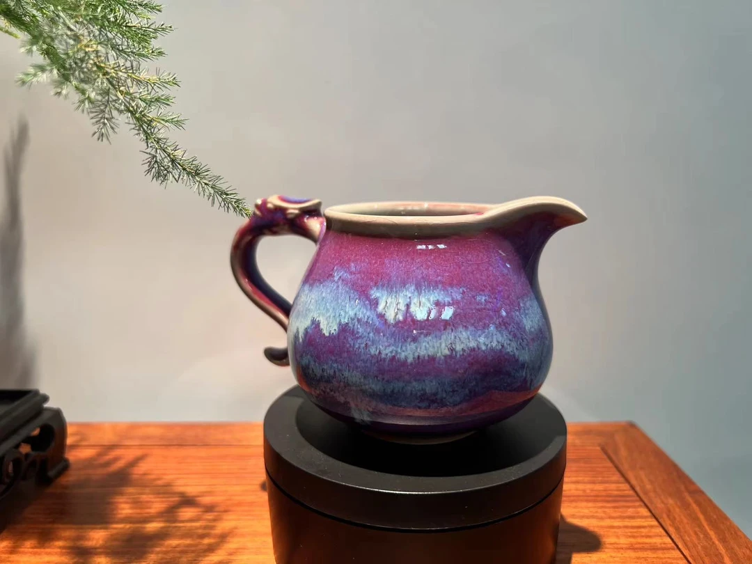 神垕钧瓷   山水釉公道杯 分茶器 茶器 茶具