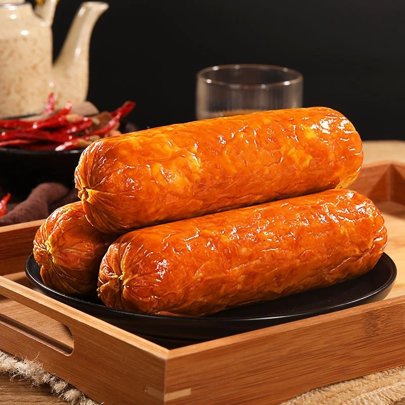 青岛老火腿手撕老式火腿肠烟熏精瘦肉开袋即食