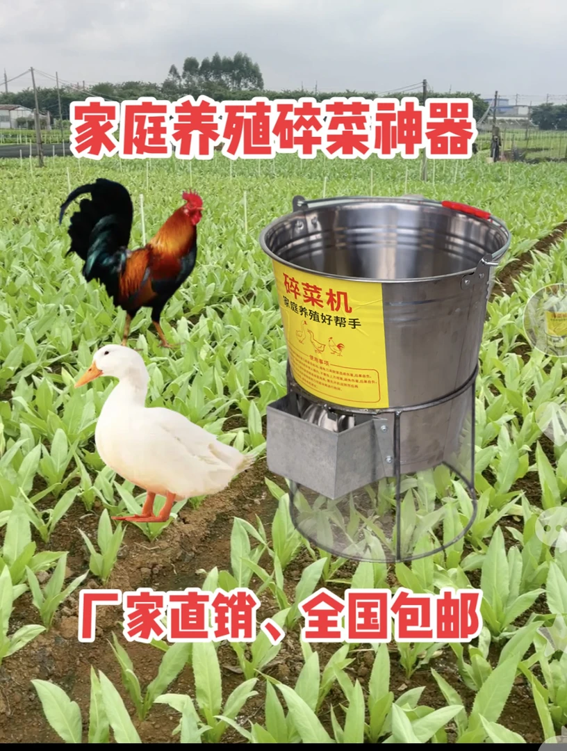 鸡鸭鹅养殖碎菜机新款