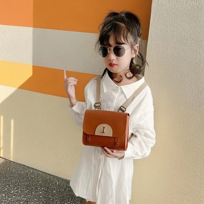 网红儿童包韩版简约时尚潮流网红网红公主洋气休闲小包包小童女孩