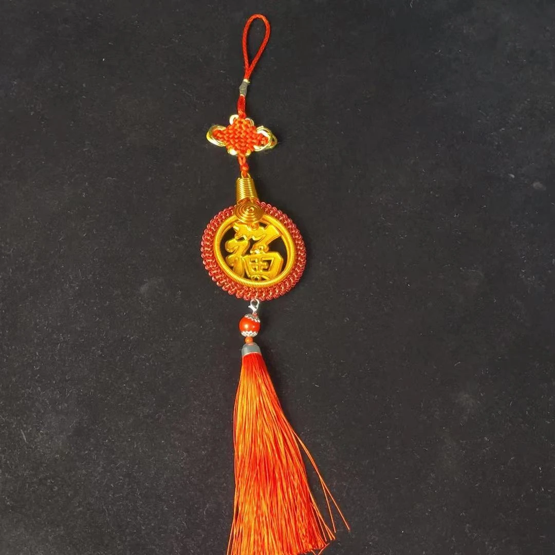 红福字挂编织挂饰纯手工