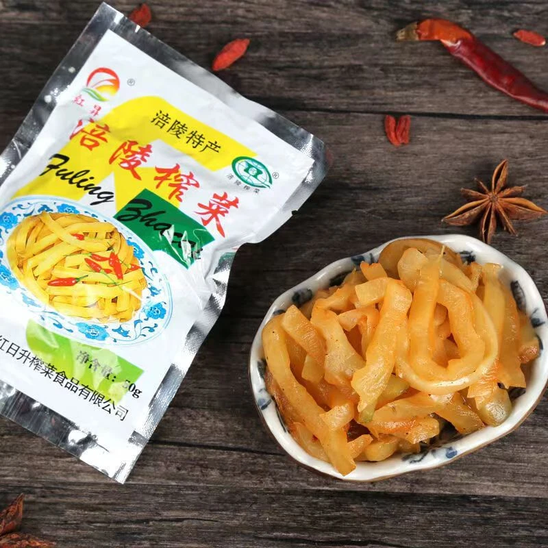 涪陵榨菜下饭菜小包装榨菜丝开胃菜鲜脆好吃爽口咸菜50g/袋发50袋