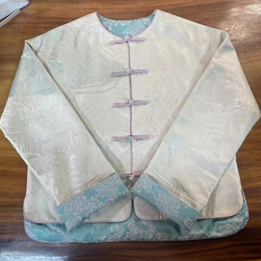 雅姿锦【华月裳】微瑕新中式丝绒新款时尚百搭新中式休闲外套661195