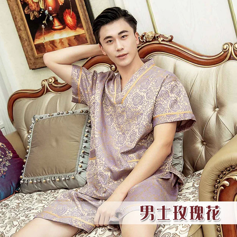 汗蒸服男款全棉桑拿洗浴足疗店大码按摩服套装高档纯棉汗蒸服浴服