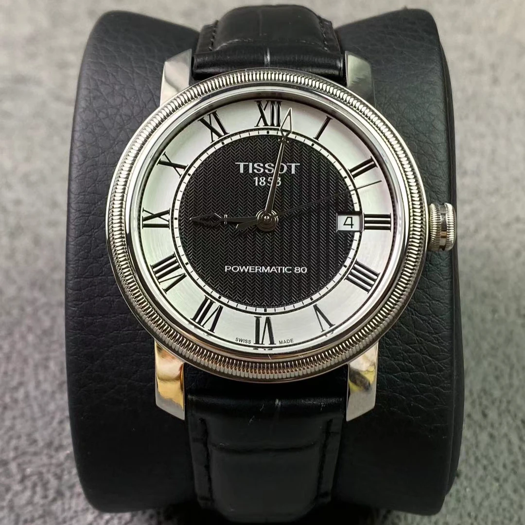 全新未使用 Tissot/天梭 港湾系列//机械男表//公价5500/表径40mm