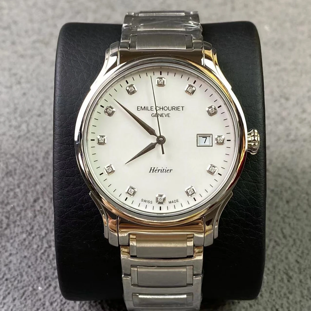 全新未使用 EmileChouriet/艾米龙 传承男表/全套/40mm/参考13100