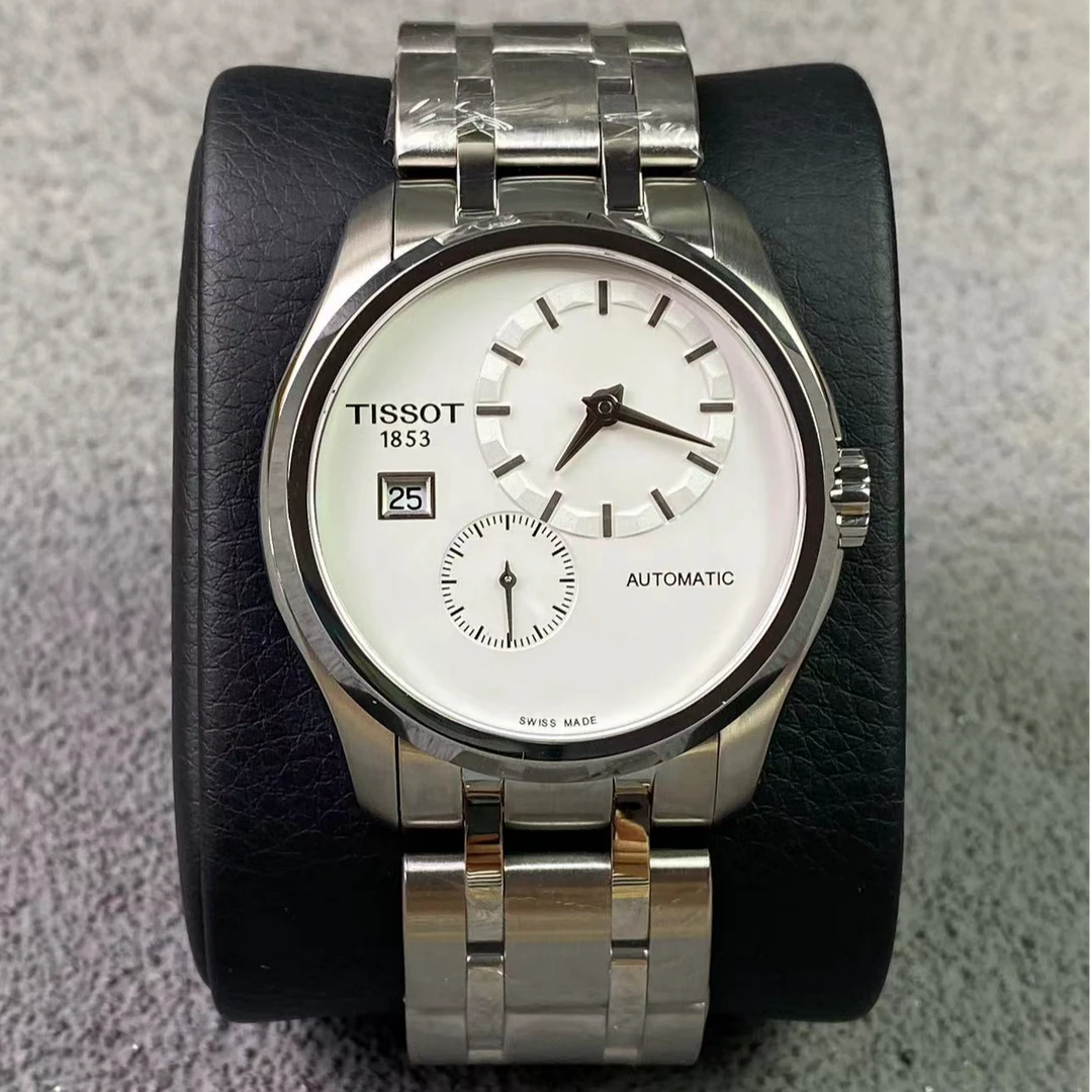 未使用 Tissot/天梭 库图男士机械表/参考6800/表径39mm/