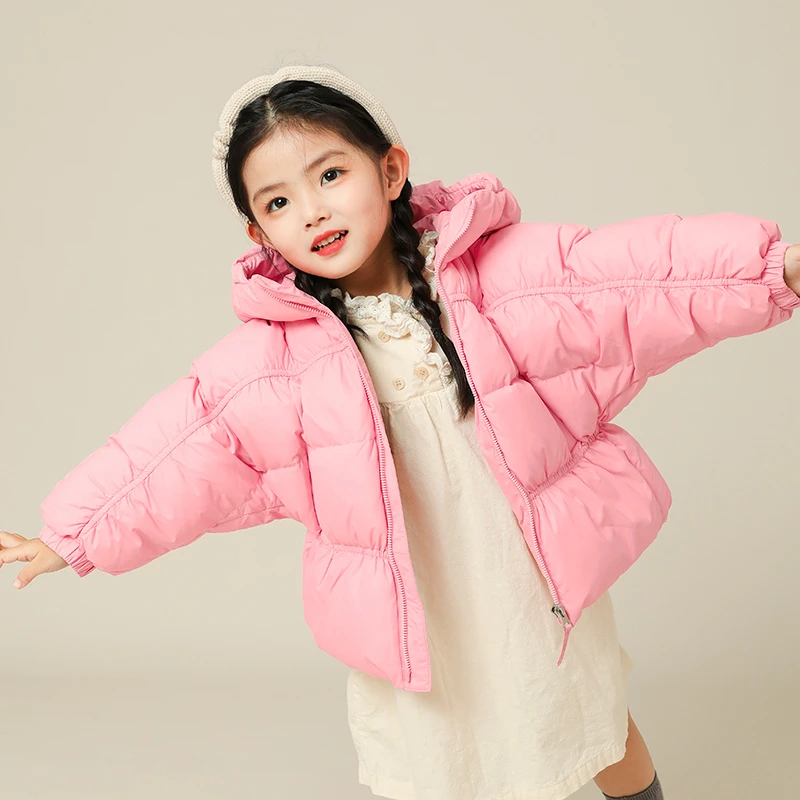 22137加厚中长款羽绒服23新款冬季女孩子小孩洋气保暖加厚外套