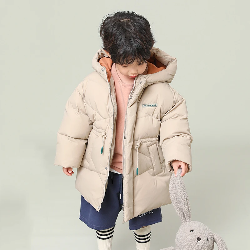 22920儿童羽绒服加厚中长款男童90绒宝宝中小童冬季外套