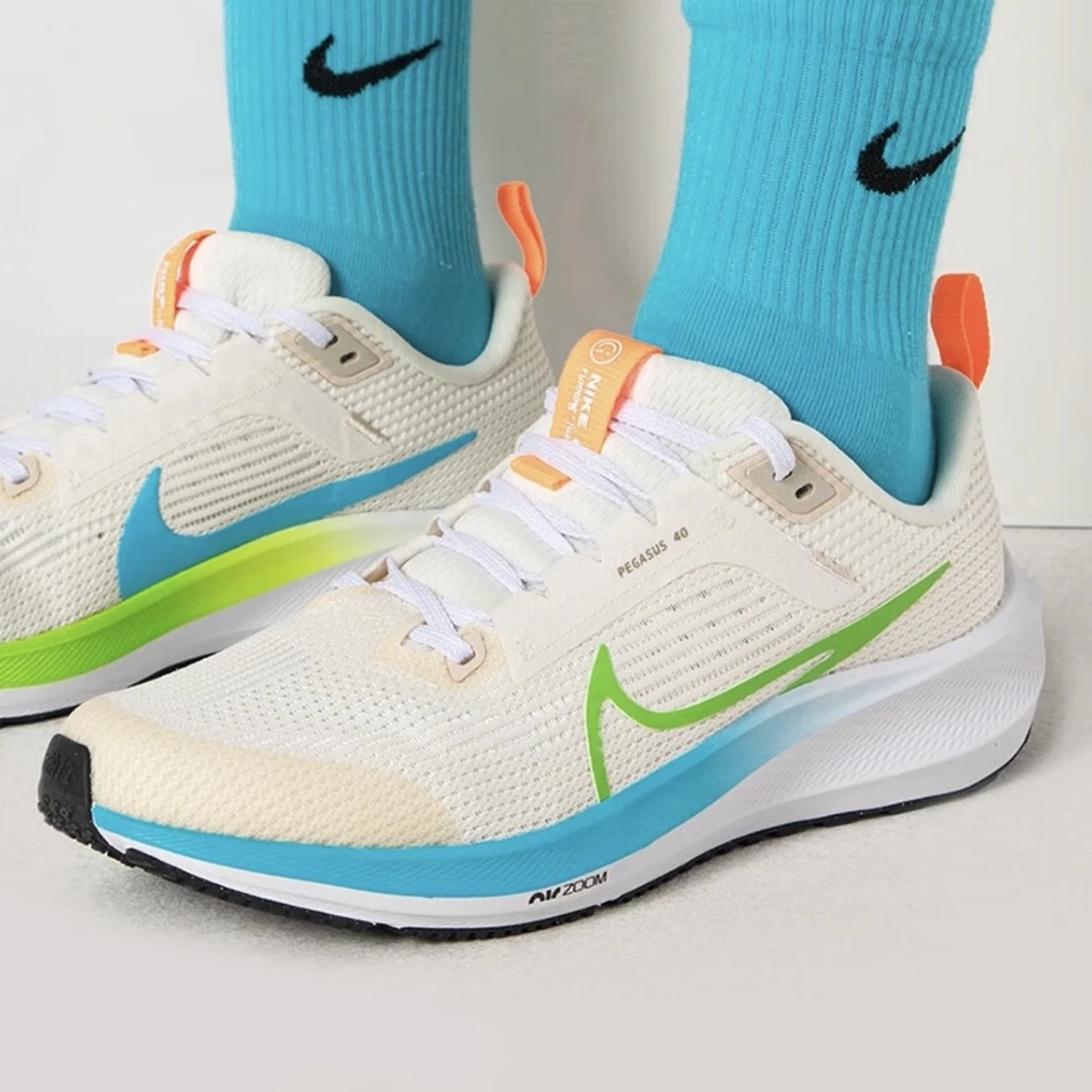 NIKE/耐克 Air Zoom Pegasus 40(GS)低帮休闲跑步鞋FQ6863-131
