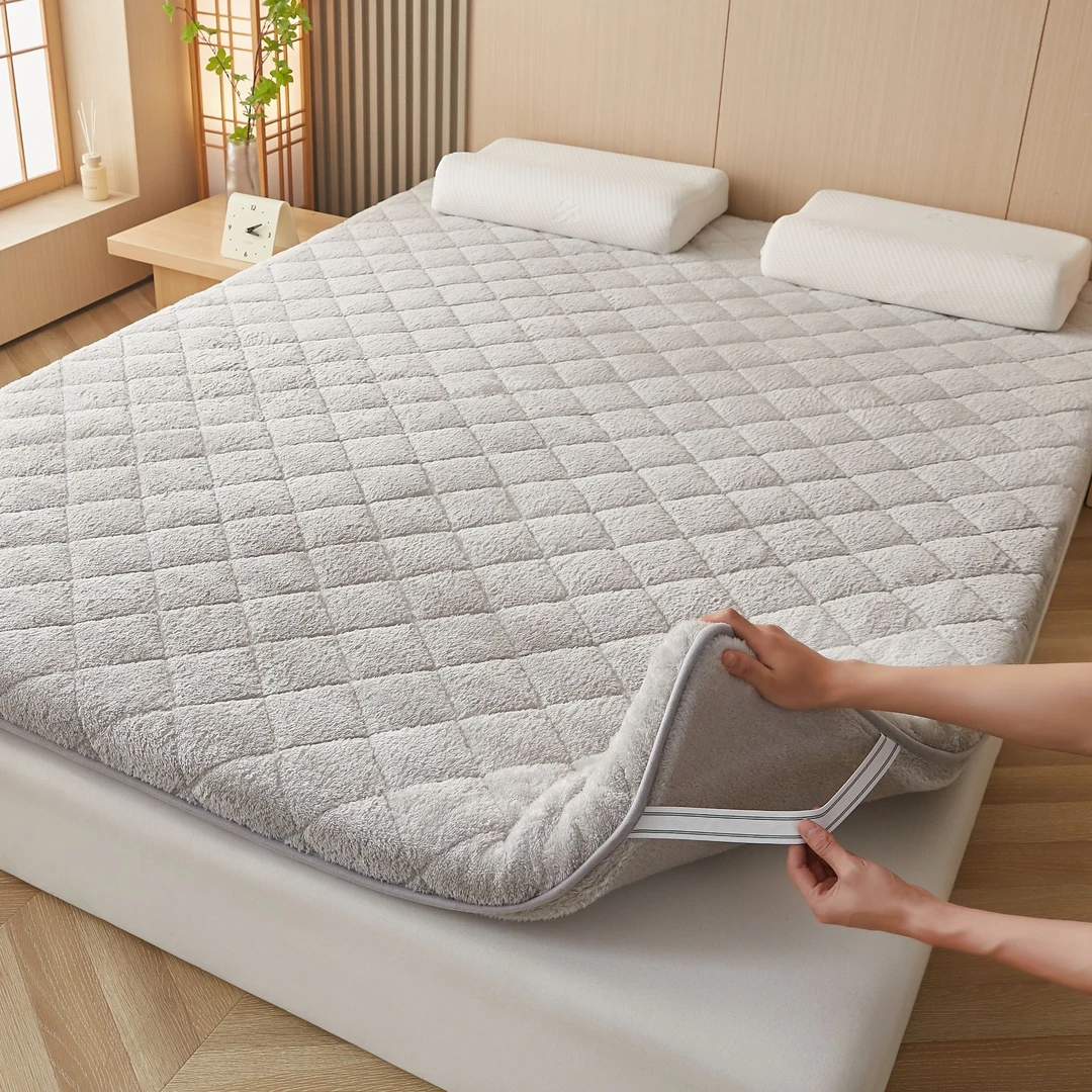 【特厚款】牛奶舒毛绒床垫软垫褥子家用羊羔绒垫被褥铺底宿舍毛绒垫