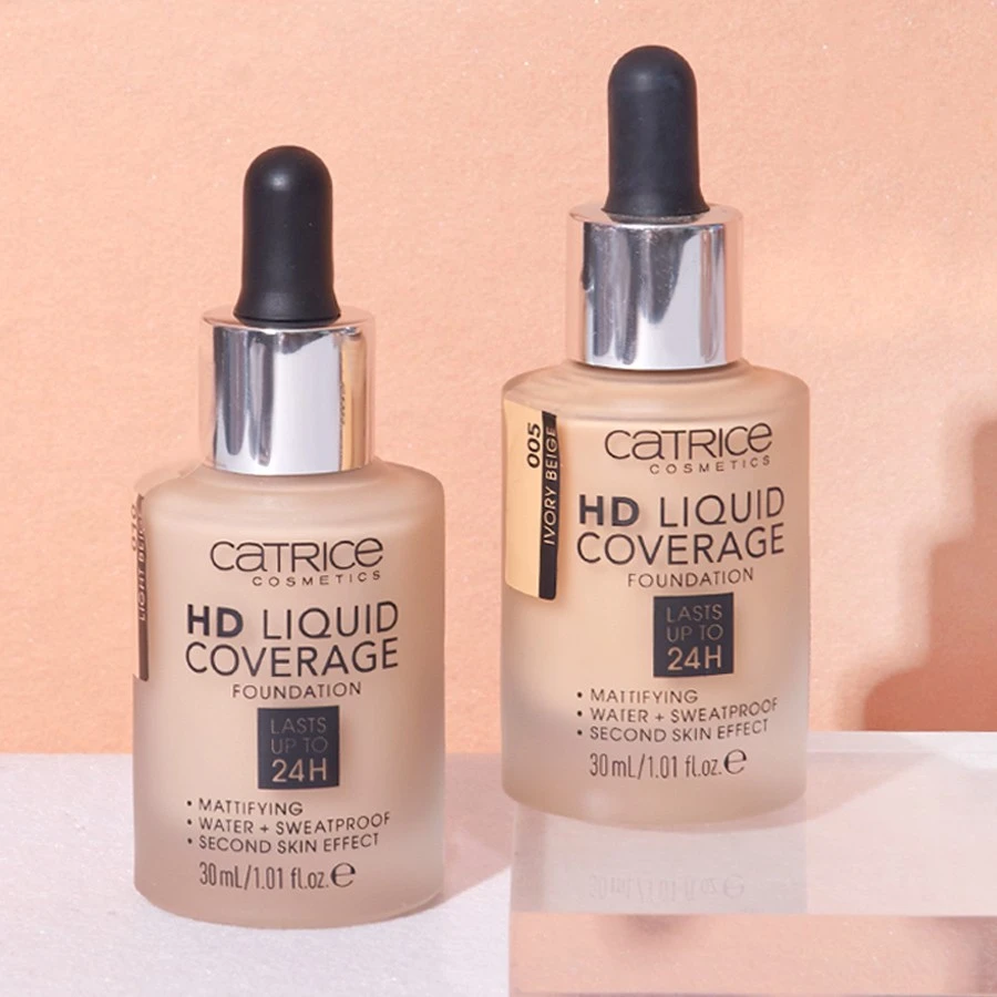 德国珂萃丝Catrice粉底液30ML24小时HD遮瑕乳润粉底