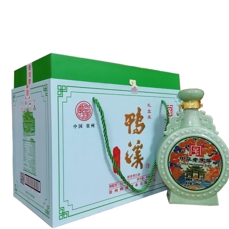 鸭溪窖贵州鸭溪窖 民国往事浓香型纯粮食白酒 4瓶礼盒装52度500ml