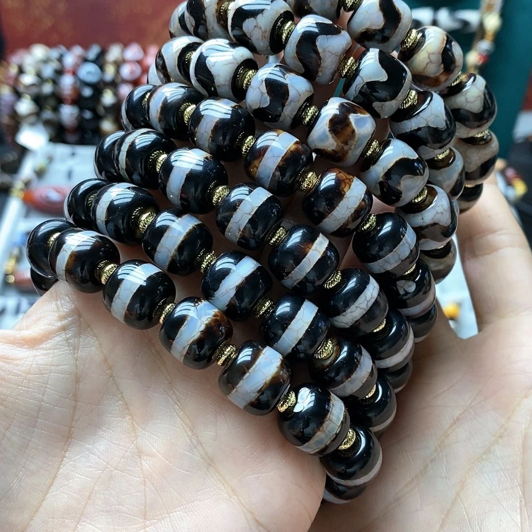 玛瑙/玉髓颈饰合金歌**子