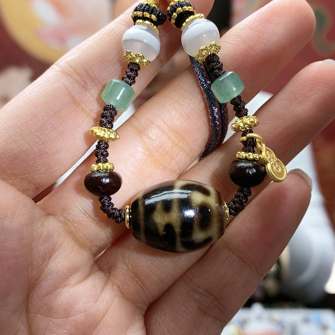 玛瑙/玉髓颈饰合金