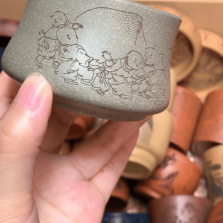 紫砂杯子宜兴紫砂杯