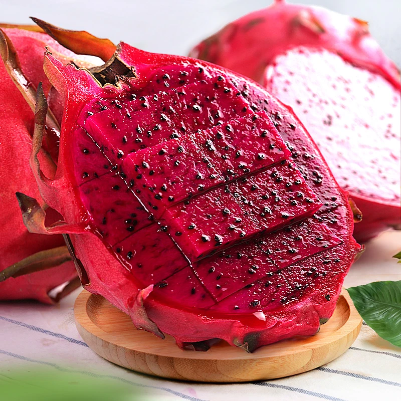 广西金都一号红心火龙果4.5-5斤 当季新鲜水果香甜可口多仓发货